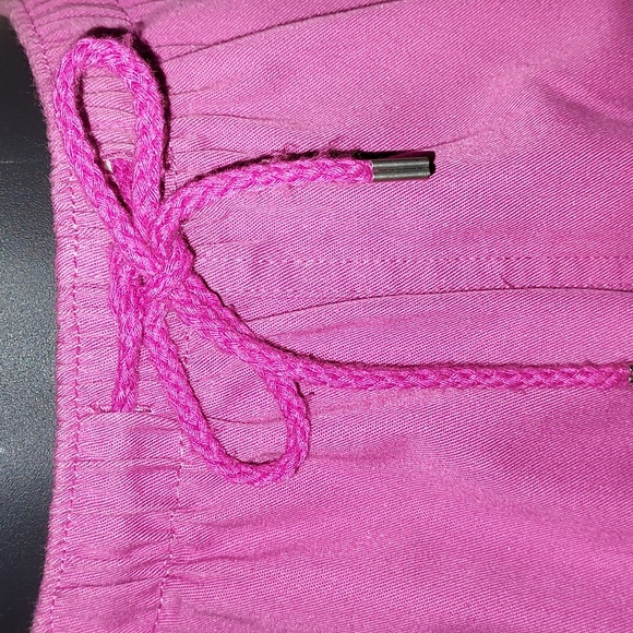 Coral Bay Pink Capri Women Pants Stretch Waist Band - Picture 3 of 8